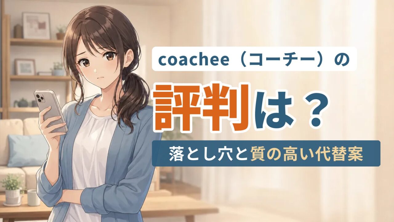 coachee（コーチー）の 評判は？ 落とし穴と質の高い代替案