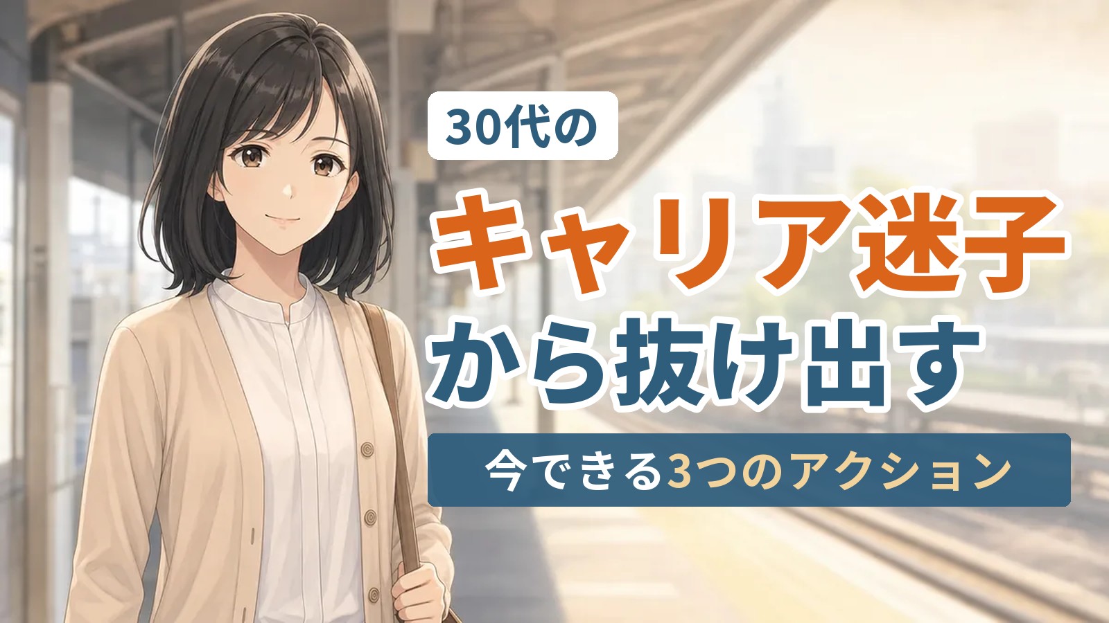 30代の キャリア迷子から抜け出す 今できる3つのアクション