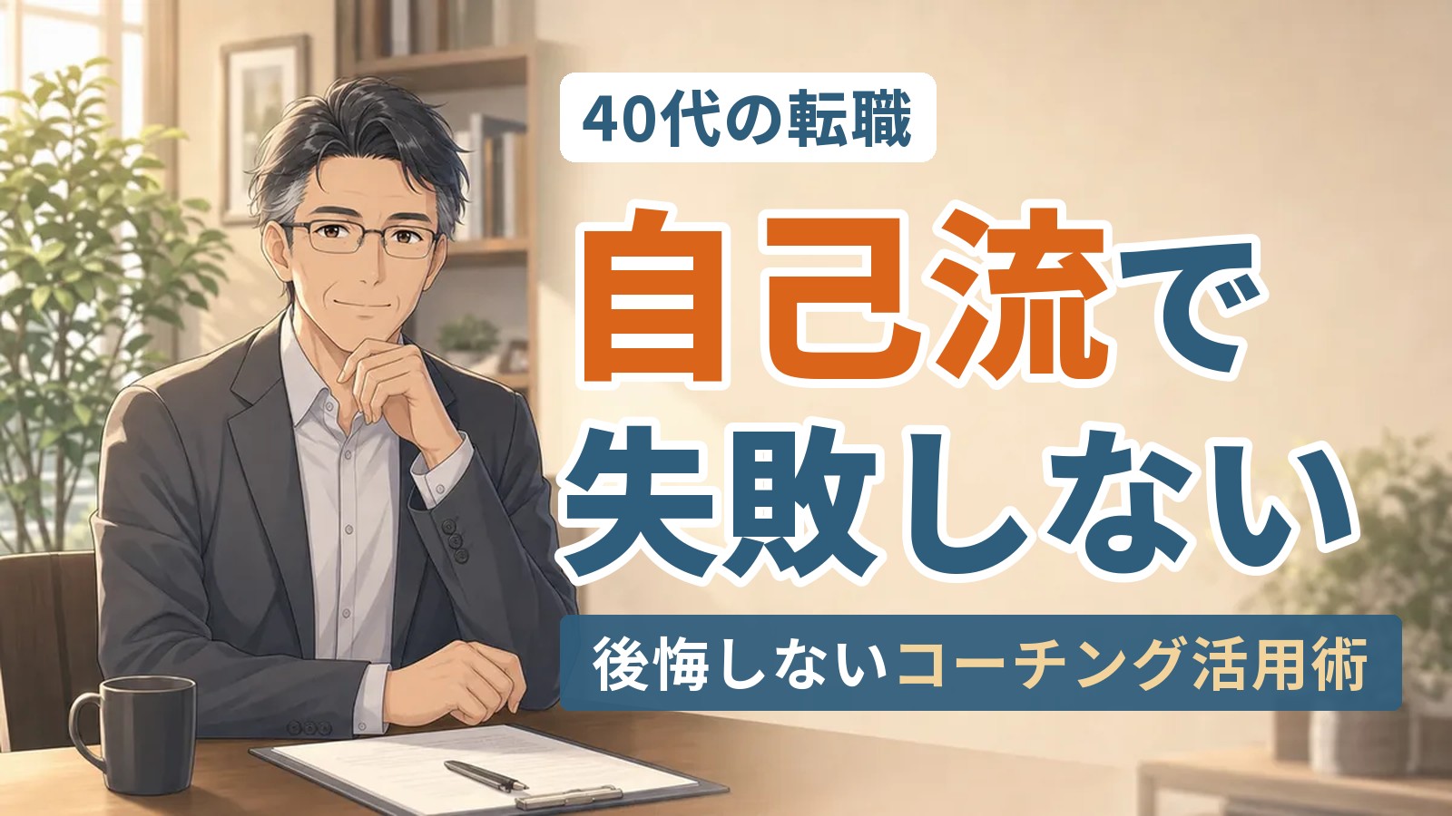 40代の転職 自己流で失敗しない 後悔しないコーチング活用術